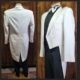Tails Coat, White, polyester, by 'Travelers of Australia', size S-M