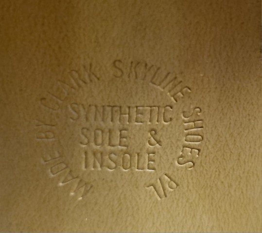 1960's Mary Jayne Shoes, Cream, leather, by 'Clarks', size 8.5b - Image 8