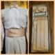 Vintage Cummerbund & Bow Tie set, Apricot, Polyester, by ‘Hardy Amies’ size S -XL’ , ‘new’