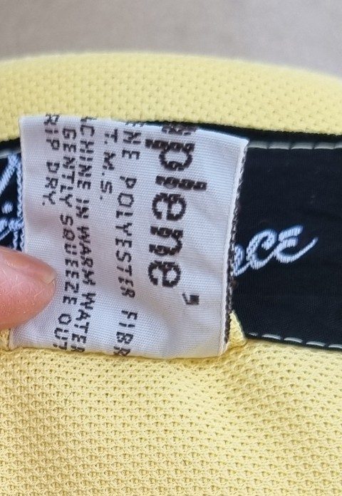 1960s Swing Coat, Lemon, Crimplene, by 'Louise of France & Melbourne', size 14 - Image 10