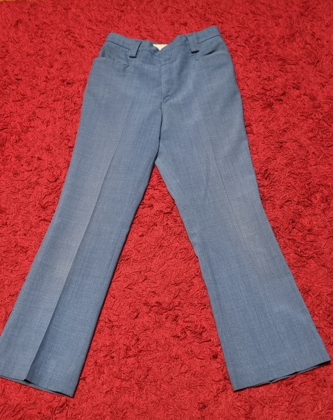 Safari Suit, long sleeves, Blue, polyester/viscose, by 'Mc Gregor of America', size 28R - Image 14