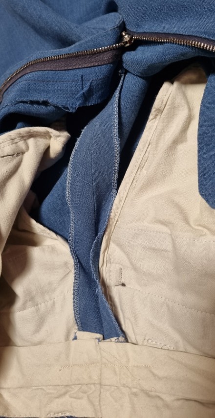 Safari Suit, long sleeves, Blue, polyester/viscose, by 'Mc Gregor of America', size 28R - Image 16