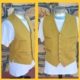 Vintage Waistcoat, Wool, Mustard, by 'Keith Courtenay, for Miller Anderson', size M-L