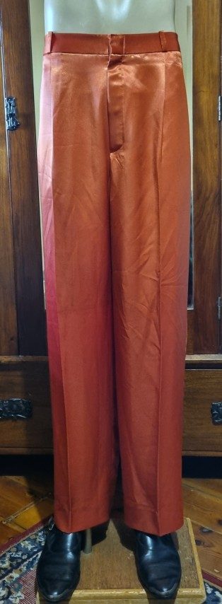 Sgt. Peppers inspired suit, Orange, Satin/polyester, by 'The Emporium Collection', size XL - Image 12