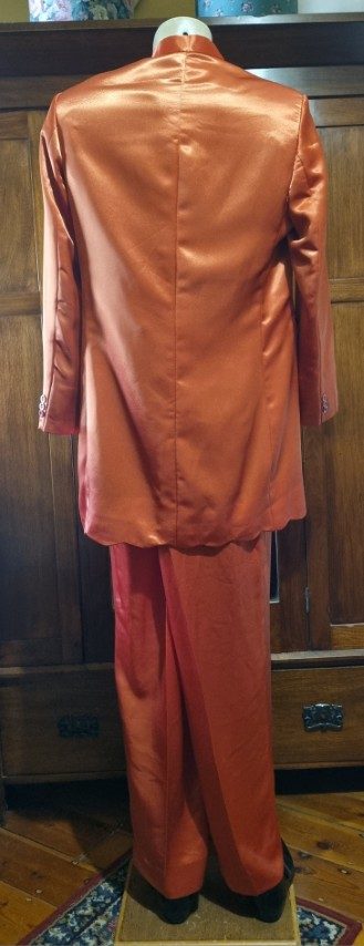 Sgt. Peppers inspired suit, Orange, Satin/polyester, by 'The Emporium Collection', size XL - Image 6