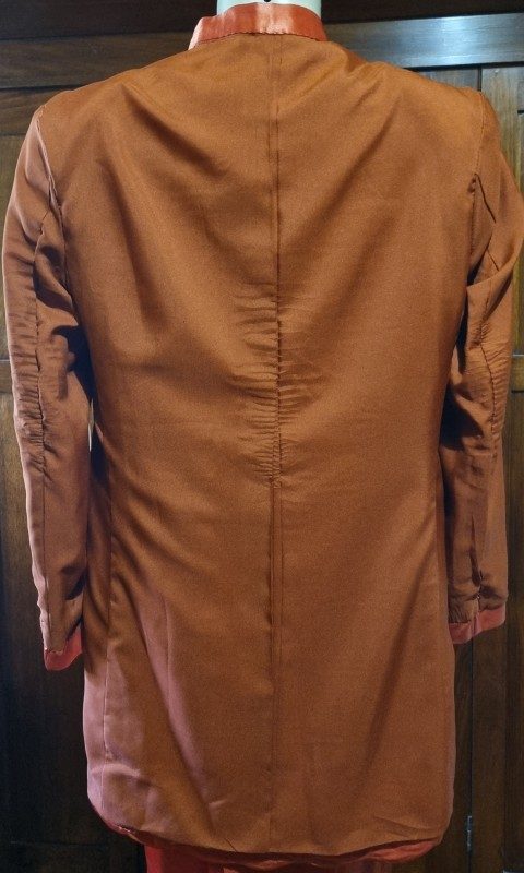 Sgt. Peppers inspired suit, Orange, Satin/polyester, by 'The Emporium Collection', size XL - Image 7