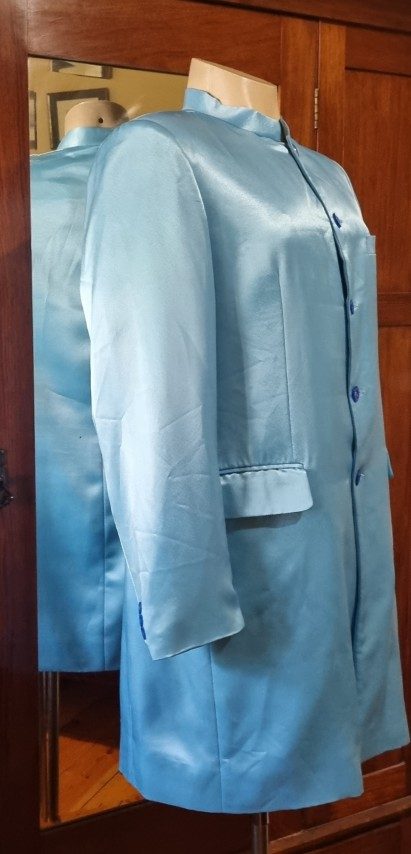 Sgt. Peppers inspired Jacket, Blue, Satin/polyester, by 'The Emporium Collection', size XL - Image 3