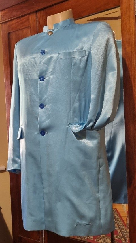 Sgt. Peppers inspired Jacket, Blue, Satin/polyester, by 'The Emporium Collection', size XL - Image 4