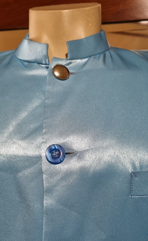 Sgt. Peppers inspired Jacket, Blue, Satin/polyester, by 'The Emporium Collection', size XL - Image 5