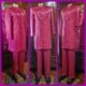 Sgt. Peppers inspired suit, Pink, Satin/polyester, by 'The Emporium Collection', size M-L.