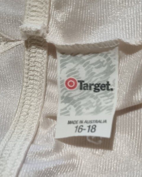 Vintage Slip, beige, nylon, by 'Target', size L - Image 6