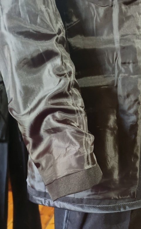 1970's-Inspired, 3 piece, Disco Suit and bow tie, Black, Polyester, by 'Fun Costumes', size M - Image 14