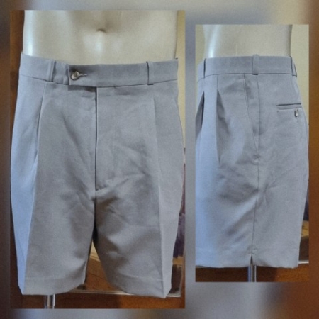 1970's Original, Men's Shorts, Taupe, Gaberdine, by 'Farah', size L