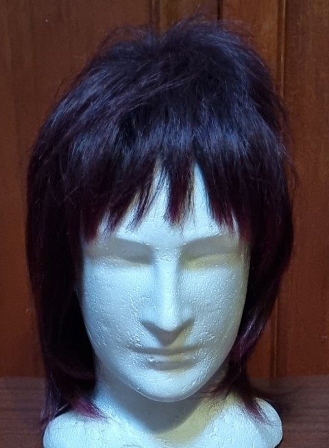 Wig, Auburn, 'David Cassidy', synthetic, by 'Glitz Girls'. - Image 2
