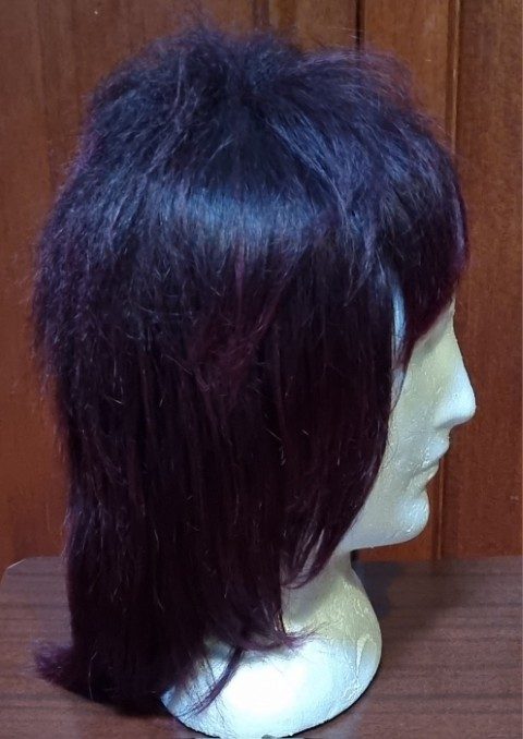 Wig, Auburn, 'David Cassidy', synthetic, by 'Glitz Girls'. - Image 3