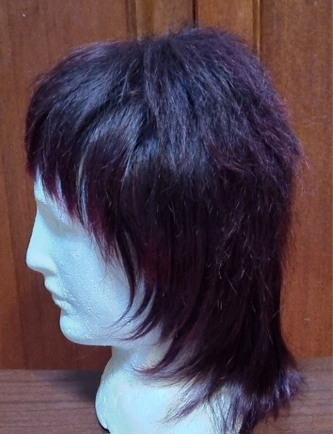 Wig, Auburn, 'David Cassidy', synthetic, by 'Glitz Girls'. - Image 5