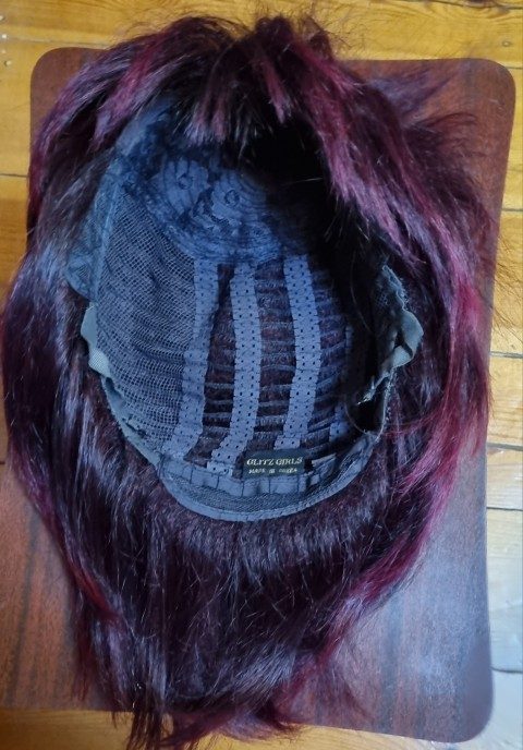 Wig, Auburn, 'David Cassidy', synthetic, by 'Glitz Girls'. - Image 7