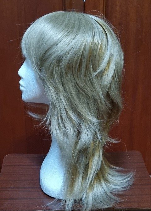 Wig, Long Blonde Flick out Style, by 'Glitz Girls', synthetic. - Image 5