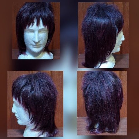 Wig, Auburn, 'David Cassidy', synthetic, by 'Carnival Products'