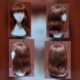 Wig, Red, shoulder length with fringe, synthetic, by 'Carnival Products'