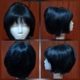 Wig, Beehive, Black, synthetic, by 'Carnival Products'.