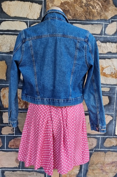 Denim Jacket, cropped, by 'Cotton On', size 12 - Image 6