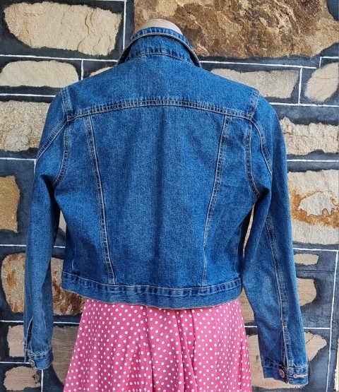 Denim Jacket, cropped, by 'Cotton On', size 12 - Image 5