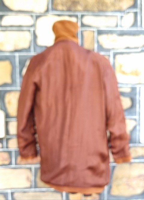 1970's Velvet Blazer, Rust, Hand Tailored, size 16 - Image 12