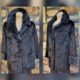 Vintage Faux Fur Jacket, Black, by 'Los Angelis Tailors Of Melbourne', size 18