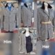1970's, Wool Tweed 3/4 length Jacket, Brown/white, by 'Michael Winter Of Melbourne', size 16/L