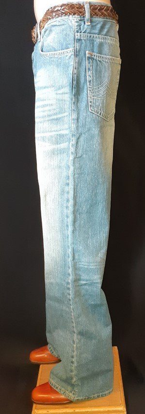 Bootleg Jean, denim, by 'Divided Denim', size M, 34". - Image 4