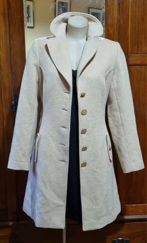 Trench Coat, Wool/polyester, by 'Review Australia', beige, size 12 - Image 10