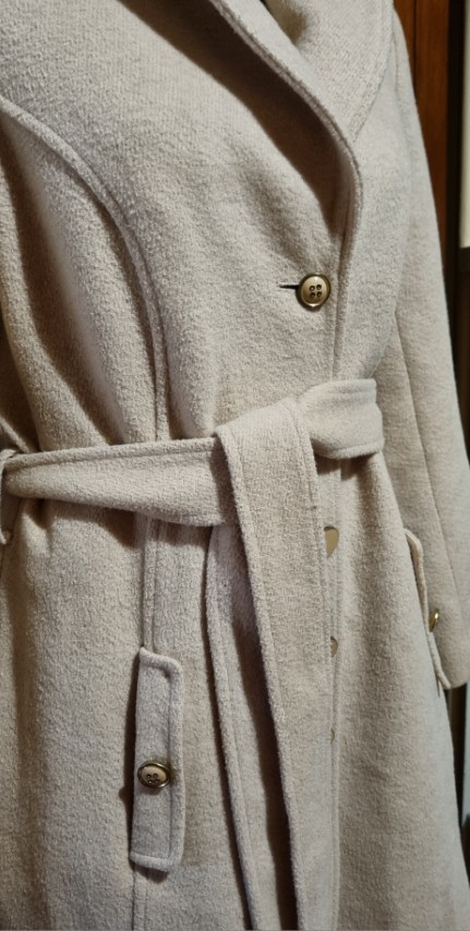 Trench Coat, Wool/polyester, by 'Review Australia', beige, size 12 - Image 11