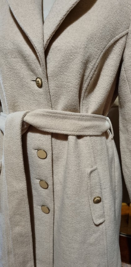 Trench Coat, Wool/polyester, by 'Review Australia', beige, size 12 - Image 12