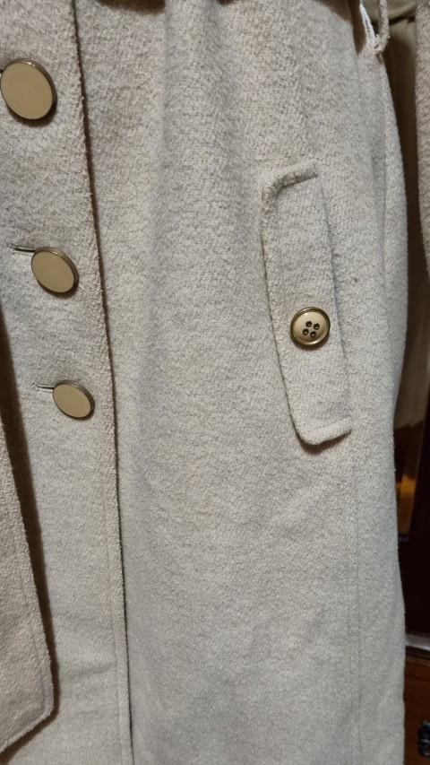 Trench Coat, Wool/polyester, by 'Review Australia', beige, size 12 - Image 13