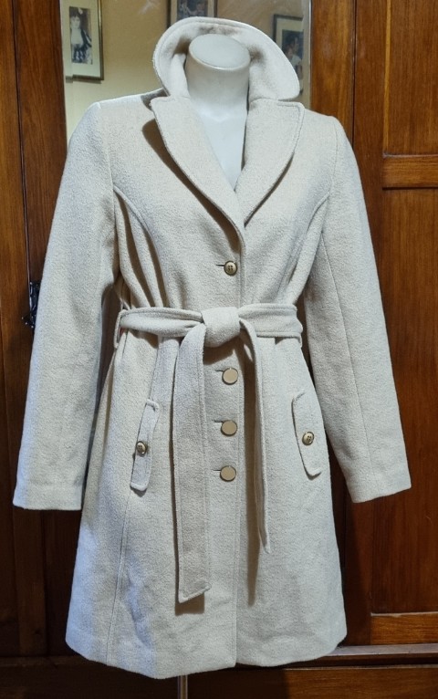 Trench Coat, Wool/polyester, by 'Review Australia', beige, size 12 - Image 14