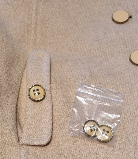 Trench Coat, Wool/polyester, by 'Review Australia', beige, size 12 - Image 20