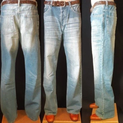 Boot- leg Jean, denim, by 'Divided Denim', size M, 34".