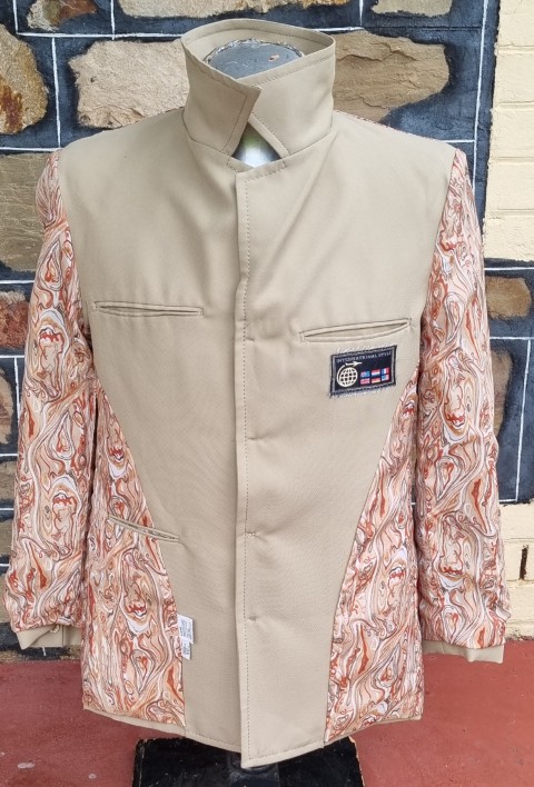 Safari Jacket, Pale Green, polyester, by 'International Style', size M - Image 8