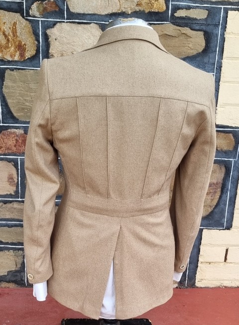 1970's Men's Blazer, Wool, Beige, size M - Image 5