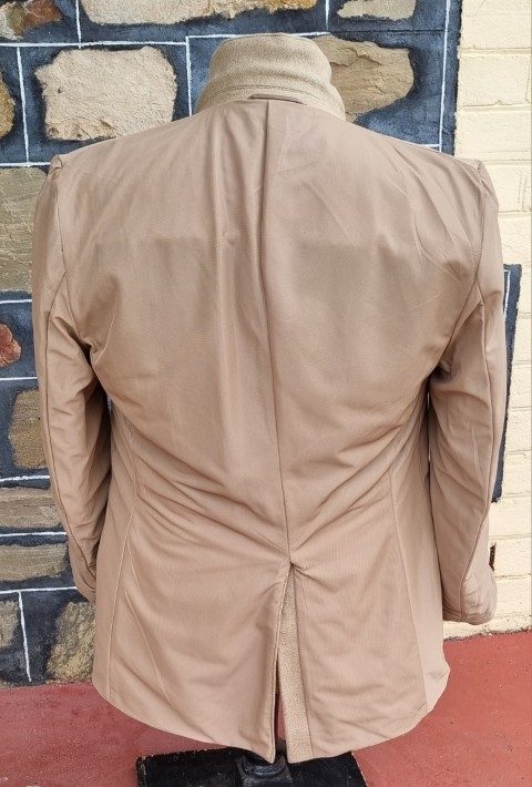 1970's Men's Blazer, Wool, Beige, size M - Image 8