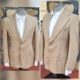 1970's Men's Blazer, Wool, Beige, size M