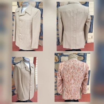 Safari Jacket, Pale Green, polyester, by 'International Style', size M