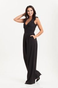 1930's Inspired Jumpsuit, 'Lyla', by 'Voodoo Vixen', polyester, black, size S, 'NEW - Image 7